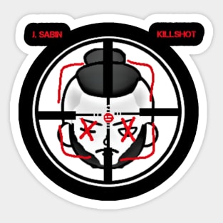 JOHNNY SABIN ''KILLSHOT'' Sticker